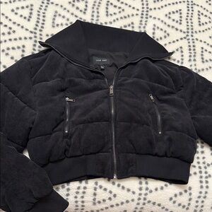 Love Tree Black Puffer Jacket
